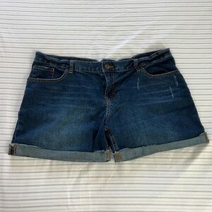 Denim shorts size 16